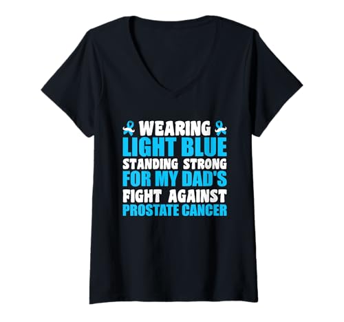 Damen Break The Silence, Break The Stigma Prostate Cancer T-Shirt mit V-Ausschnitt Damen Break The Silence, Break The Stigma Prostate Cancer T-Shirt mit V-Ausschnitt von Prostate Cancer Awareness Solidarity Support