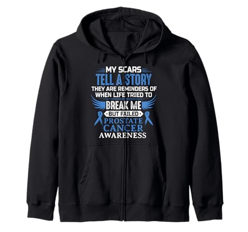 Prostatakrebs Bewusstsein Survivor Ribbon Herren Damen Bekleidung Kapuzenjacke von Prostate Cancer Awareness Survivor Support Apparel