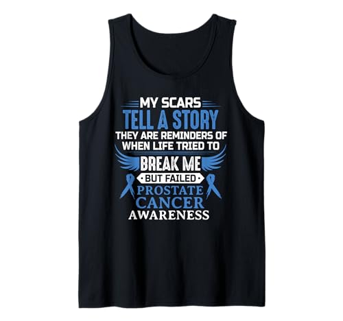 Prostatakrebs Bewusstsein Survivor Ribbon Herren Damen Bekleidung Tank Top von Prostate Cancer Awareness Survivor Support Apparel