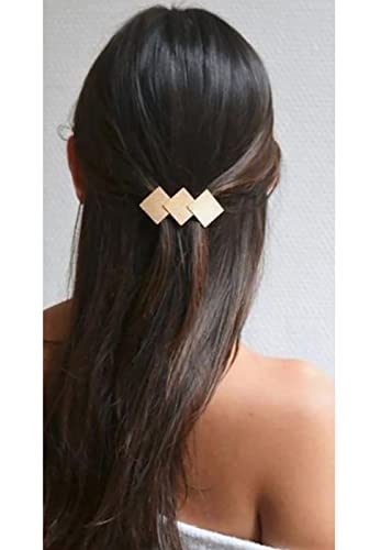 Zu trocken retro-mini-universum gewühlt überschneidungen diamanten haarspange fertigte metall geometrie mit haare spange. Zu haare. Spange gegen frauen und mädchen (Gold) von Prosy