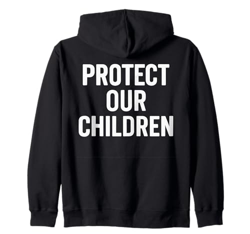 Schützen Sie unsere Kinder – Sicherheit, Interessenvertretung und soziale Gerechtigkeit Kapuzenjacke von Protect Our Children – Safety, Advocacy, Justice
