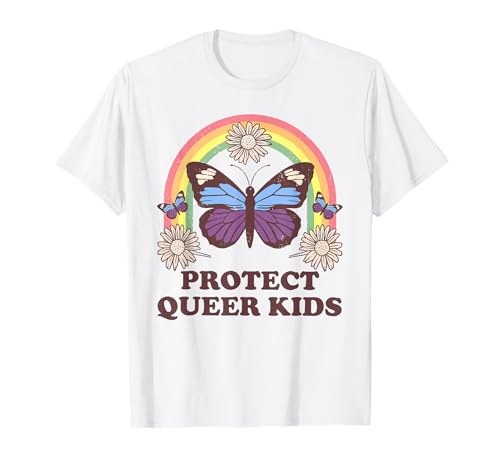 Protect Queer Kids Protect Trans Kids LGBTQ Pride Month T-Shirt von Protect Queer Kids Protect Trans Kids LGBTQ