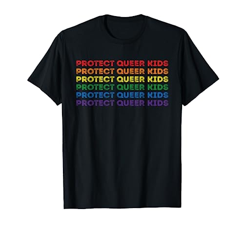 Retro Protect Queer Kinder LGBTQ Trans Live Matter Gay Pride T-Shirt von Protect Trans Kids Shirt LGBT Gay Pride