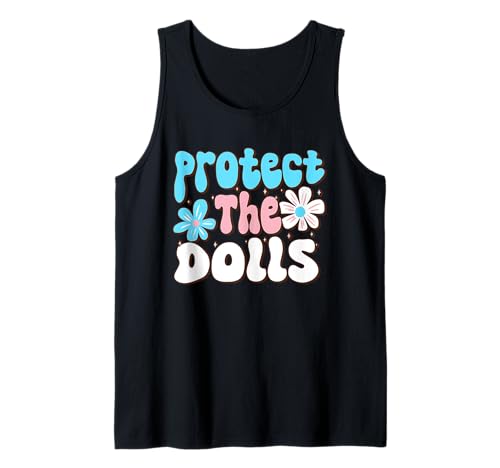 Save The Dolls Proud Trans Ally LGBTQ Support Herren Damen Tank Top Save The Dolls Proud Trans Ally LGBTQ Support Herren Damen Tank Top von Protect Trans People Funny Gay