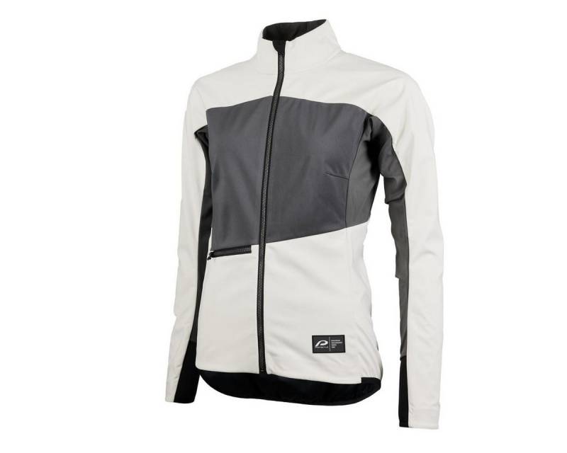 Protective Softshelljacke Softshelljacke Damen P-Beat Street 4.0 W - off white, 36 auch in großen Größen erhältlich, Frontreißverschluss mit Kinnschutz von Protective