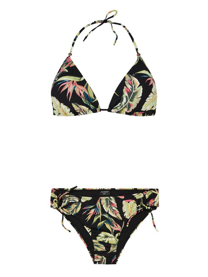 Protest Bandeau-Bikini PRTFluo triangle bikini True Black von Protest