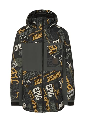 Protest Boys Ski- Und Snowboardjacke OSCARTS JR Dark Yellow 128 von Protest