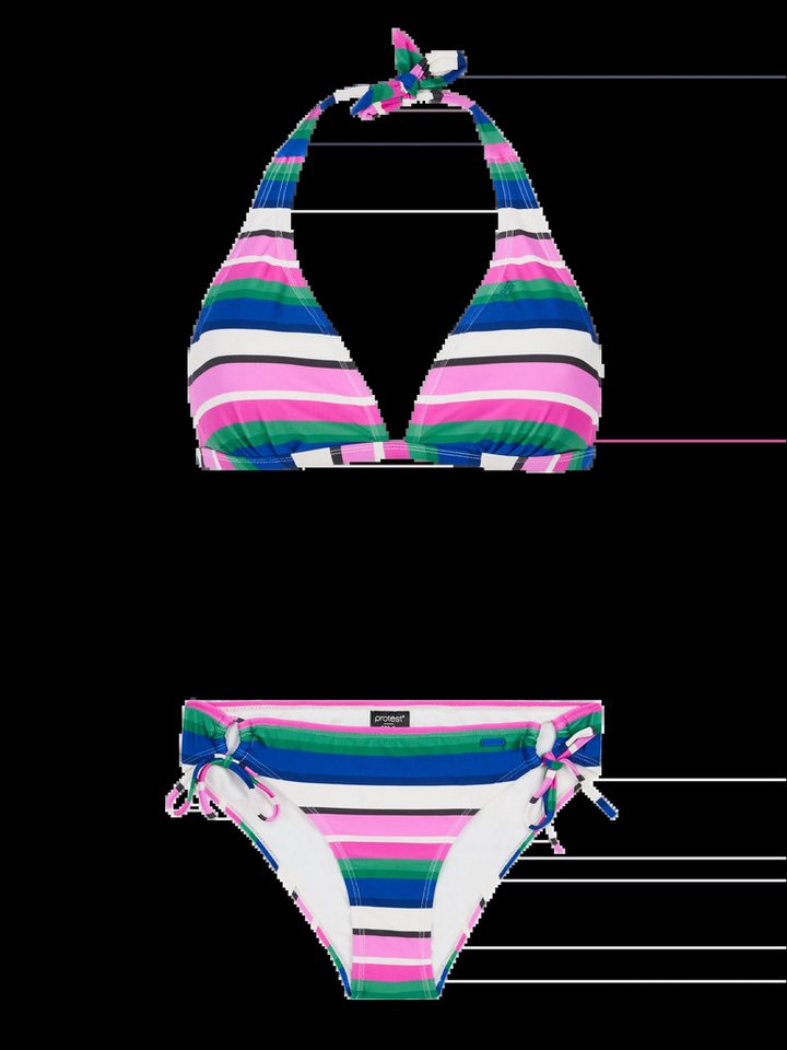 Protest Bügel-Bikini PRTKami Halter bikini C-cup von Protest