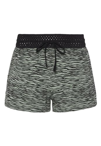 Protest Damen Prtflowery Bermudas, Green Baygreen, S von Protest