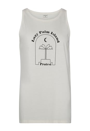 Protest Damen Prtyalata Singlet T-Shirt, Weiß, Small von Protest