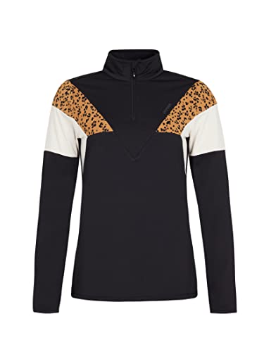 Protest Damen Sportsweatshirt PRTYINGSA 1/4 Zip top Camel/beige/schwarz XS von Protest