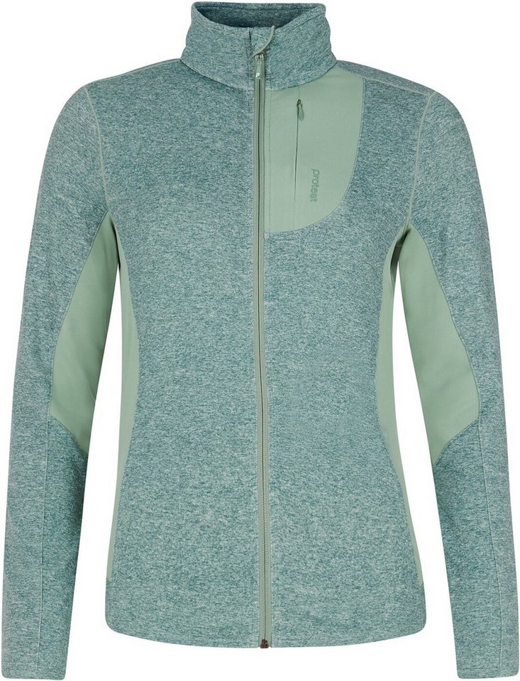 Protest Fleecejacke PRTLISBON fullzip active top Green Baygreen von Protest