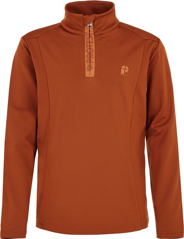 Protest Fleecejacke WILLOWY JR 1/4 zip top Umberorange von Protest