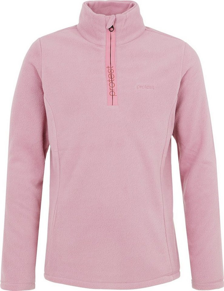 Protest Fleecepullover MUTEY JR 1/4 zip top Fleece-Pullover Kinder Cameo Pink von Protest