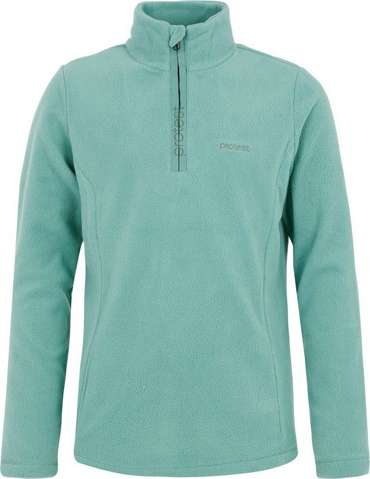 Protest Fleecepullover MUTEY JR 1/4 zip top Kinder Microfleece-Pulli Crocodile Green von Protest