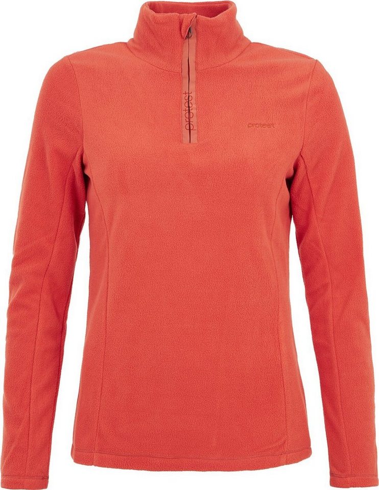 Protest Fleecepullover MUTEZ 1/4 zip top 881 Tosca Red von Protest