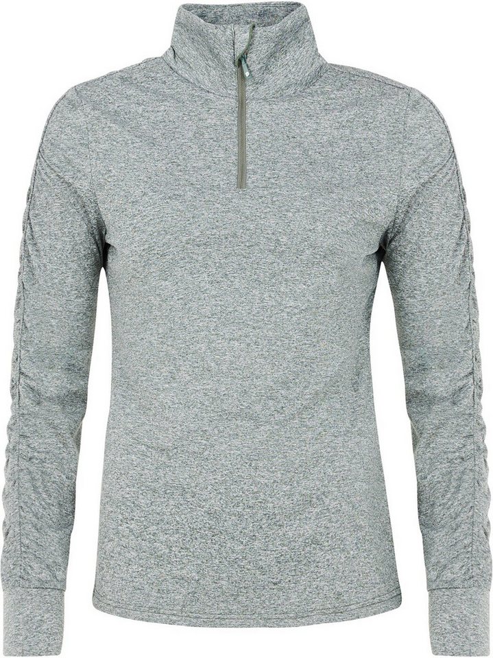 Protest Fleecepullover PRTHEY 1/4 zip active top Evergreen von Protest