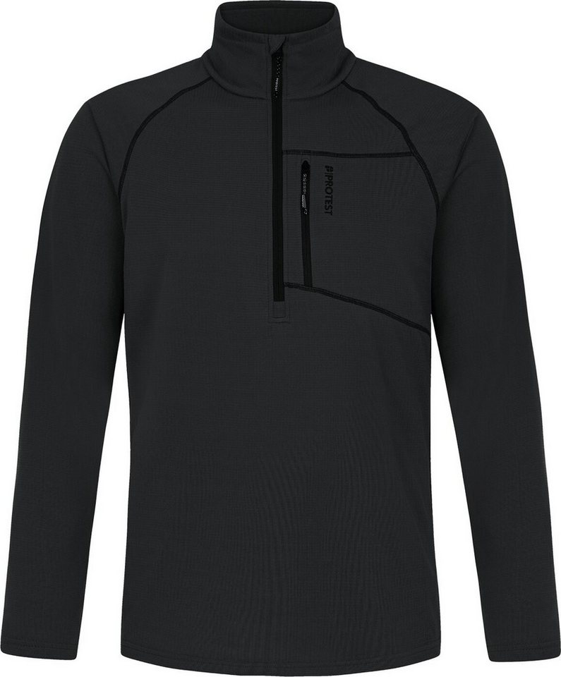 Protest Fleecepullover PRTRekody 1/4 zip active top Deep Grey von Protest