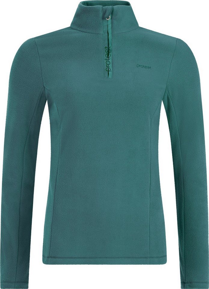 Protest Fleecepullover PRTRemutez 1/4 zip active top Rainstorm Blue von Protest