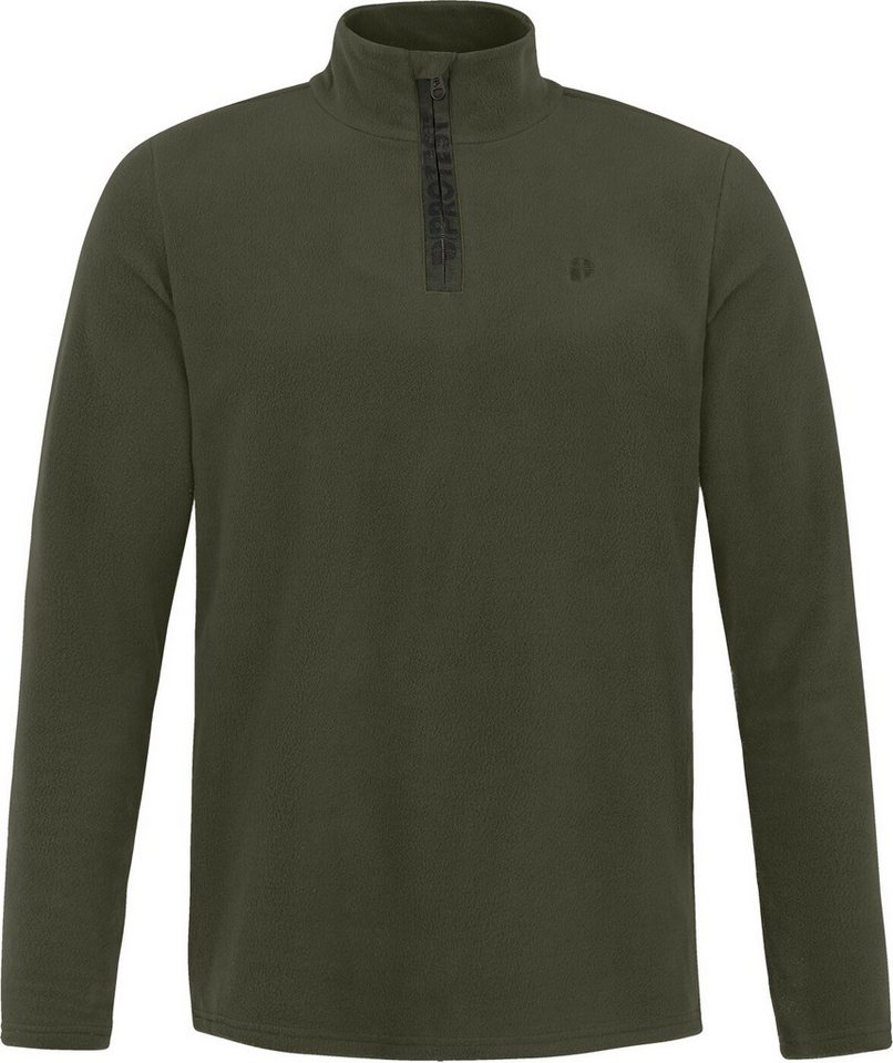 Protest Fleecepullover PRTReperfecto 1/4 zip active top Kale green von Protest