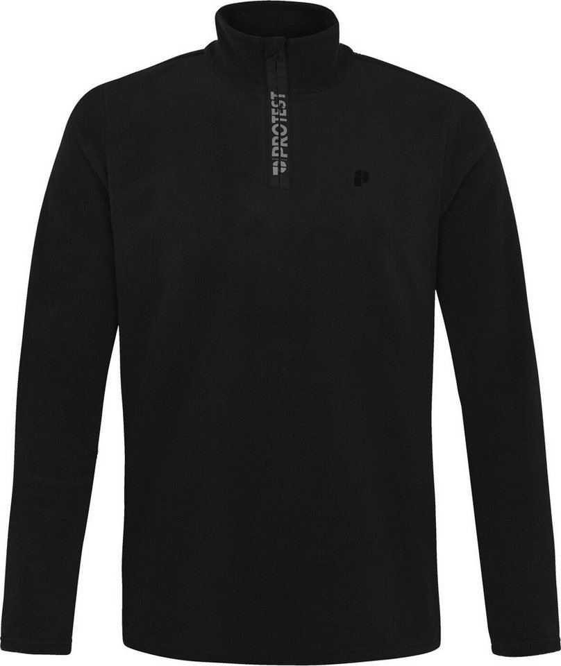 Protest Fleecepullover PRTReperfecto 1/4 zip active top True Black von Protest