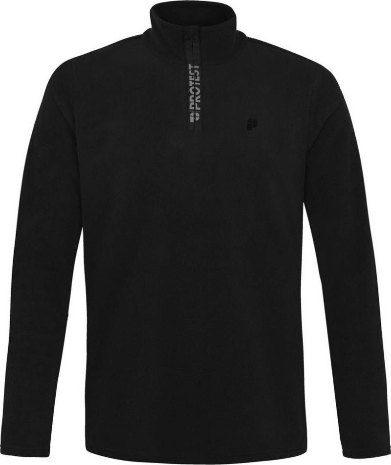Protest Fleecepullover PRTReperfecto 1/4 zip active top True Black von Protest