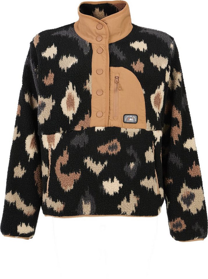 Protest Fleecepullover PRTXena outdoor 1/4 button top True Black von Protest