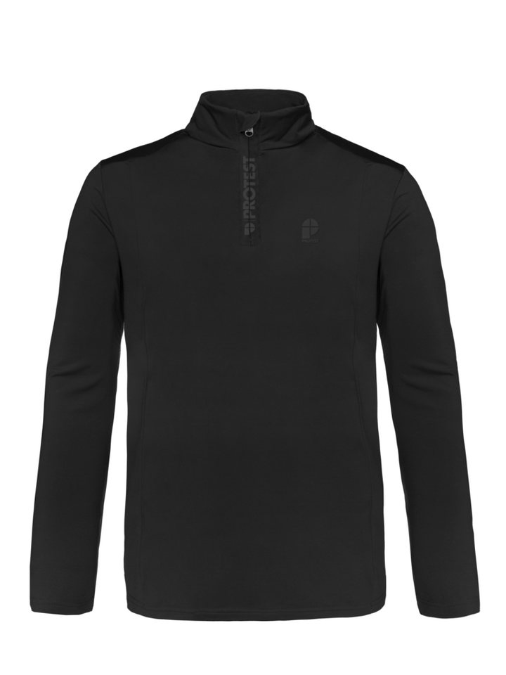 Protest Fleecepullover REWILL 1/4 zip top True Black Protest Fleecepullover REWILL 1/4 zip top True Black von Protest