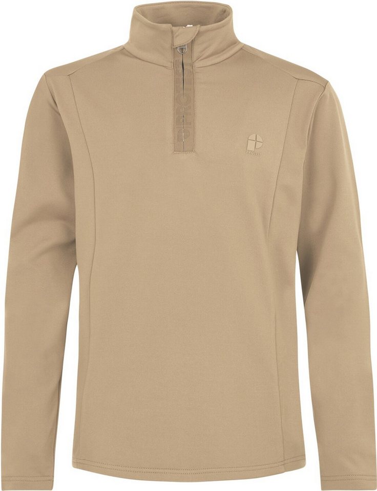 Protest Fleecepullover REWILLOWY JR 1/4 zip active top BambooBeige von Protest