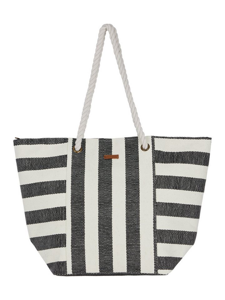 Protest Freizeittasche PRTAERIAL Strandtasche - Schwarz/Weiß von Protest