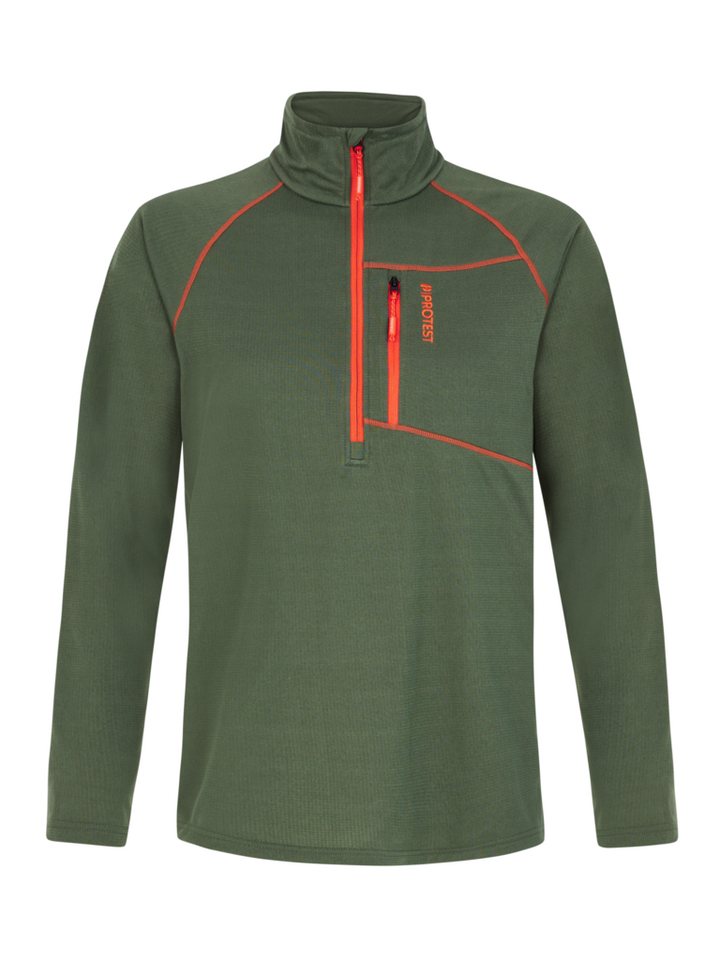 Protest Funktionshemd PRTKODY 1/4 zip active top THYME von Protest
