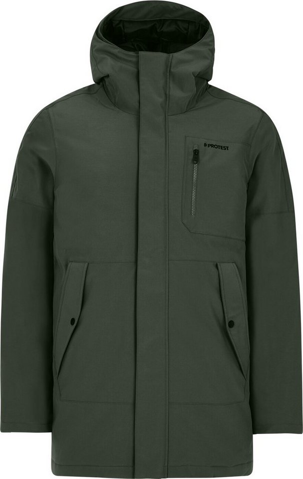 Protest Funktionsjacke PRTHEMLEY outdoor long jacket Kale green von Protest