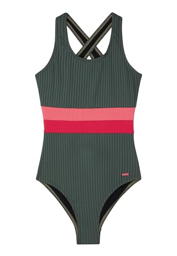 Protest Girls Badeanzug PRTSAFA JR Huntergreen 164 von Protest