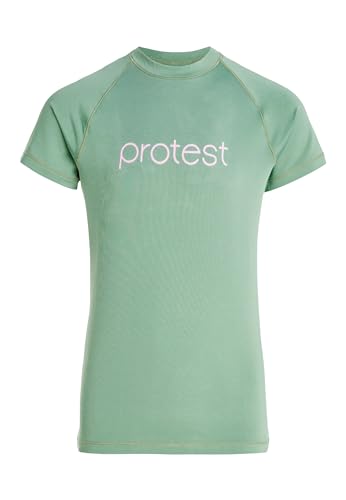 Protest Girls Surfshirt Kurzarm PRTSENNA JR Green Baygreen 116 von Protest