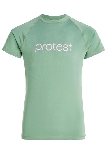 Protest Girls Surfshirt Kurzarm PRTSENNA JR Green Baygreen 140 von Protest