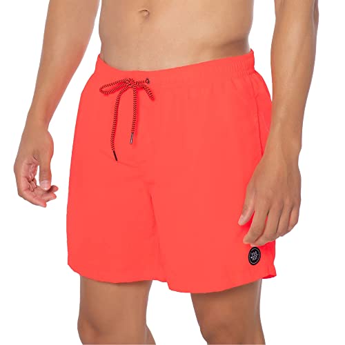 Protest Herren Faster Badehose, Neon Pink, 48 von Protest