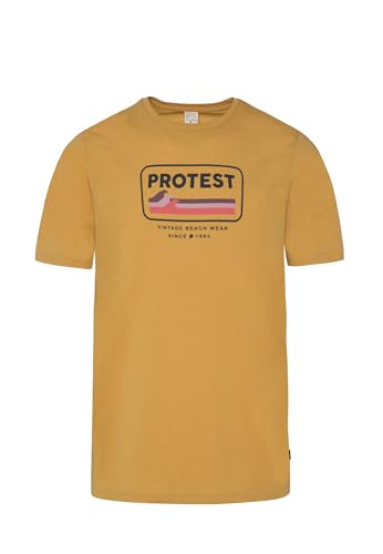 Protest Herren Prtcaarlo T-Shirt, Tumericyellow, M von Protest