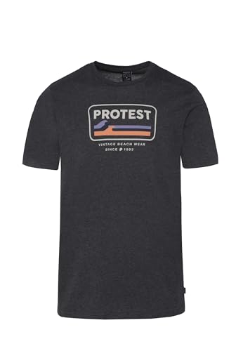 Protest Herren Prtcaarlo T-Shirt, True Black, S von Protest