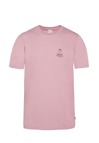 Protest Herren Prthannus T-Shirt, Silver Pink, M von Protest