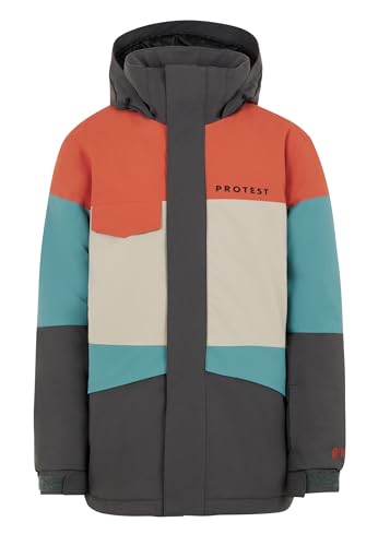 Protest Boys Ski- Und Snowboardjacke PRTPECKER JR Deep Grey 140 von Protest