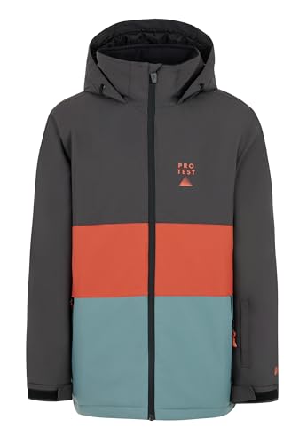 Protest Kinder Snowboardjacke SKIMMER deep grey 128 von Protest