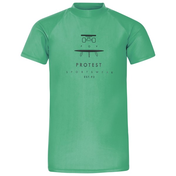 Protest - Kid's PRTEric Rashguard Short Sleeve - Lycra Gr 128 türkis von Protest