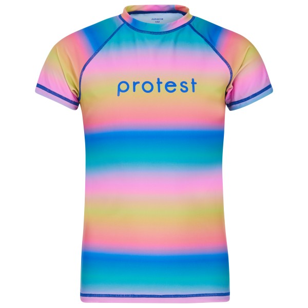 Protest - Kid's PRTTicket Rashguard Short Sleeve - Lycra Gr 164 bunt von Protest
