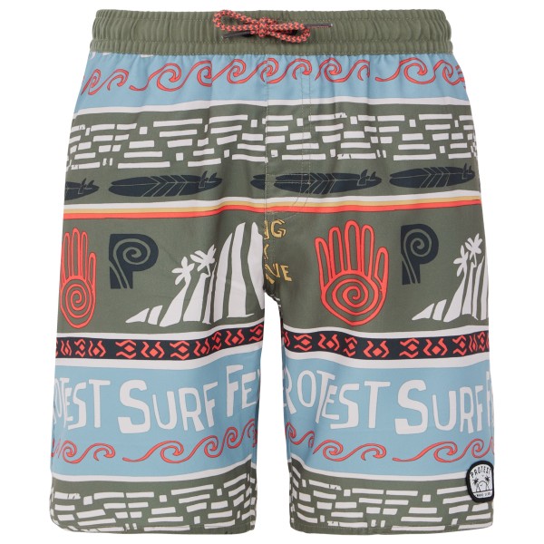 Protest - Kid's Prtcinema Beachshort - Boardshorts Gr 116;128;140;152;164;176 blau;bunt;grau von Protest