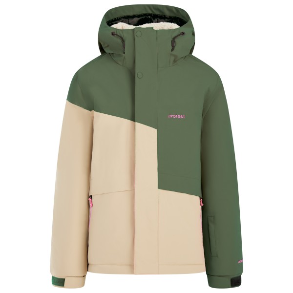 Protest - Kid's Prtelodia Snowjacket - Skijacke Gr 128 oliv/beige von Protest