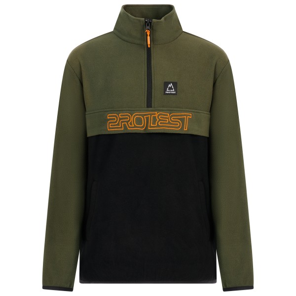 Protest - Kid's Prtskylar 1/4 Ziptop - Fleecepullover Gr 176 oliv/schwarz von Protest