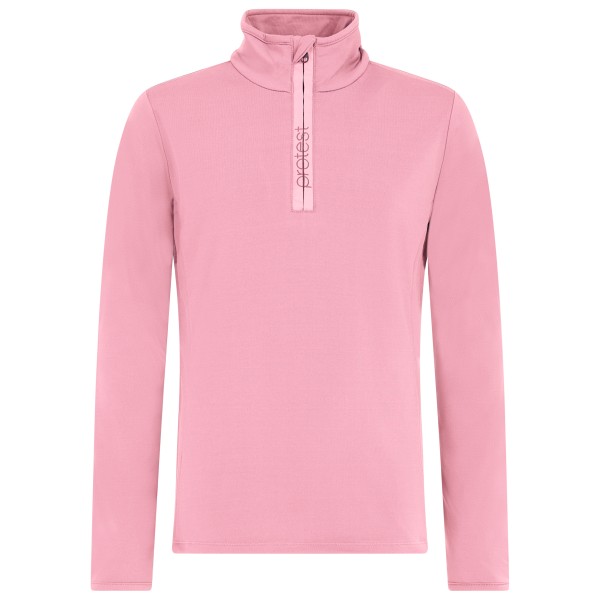 Protest - Kid's Refabrizoy 1/4 Zip Active Top - Fleecepullover Gr 128 rosa von Protest