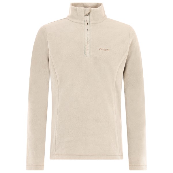 Protest - Kid's Remutey 1/4 Zip Active Top - Fleecepullover Gr 128 beige von Protest