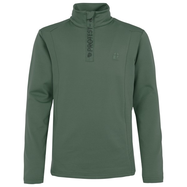 Protest - Kid's Rewillowy 1/4 Zip Active Top - Fleecepullover Gr 116 oliv von Protest
