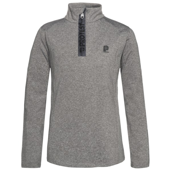 Protest - Kid's Rewillowy 1/4 Zip Active Top - Fleecepullover Gr 140 grau von Protest